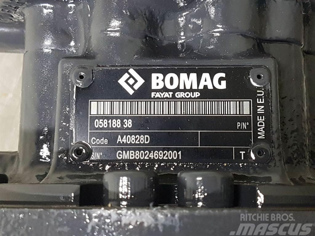 Poclain MS/MSE-Bomag A40828D-Wheel motor/Radmotor Componenti idrauliche