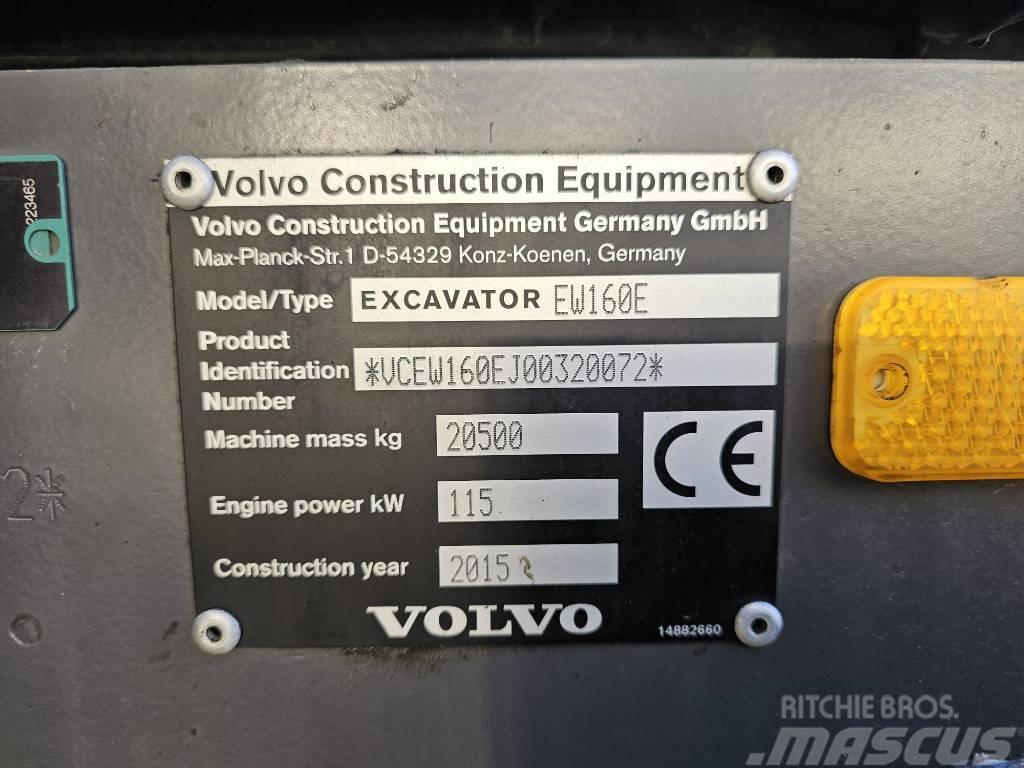 Volvo EW160E GPS 3D Leica Escavatori gommati