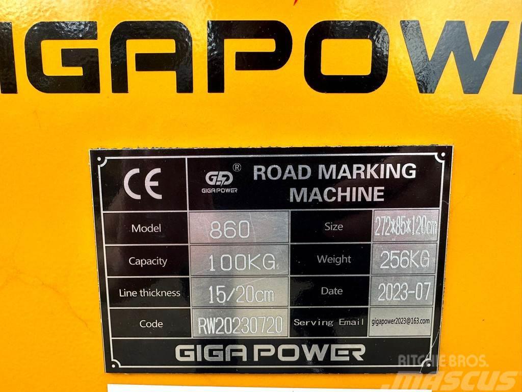  Giga power Road Marking Machine Fresa a freddo per asfalto
