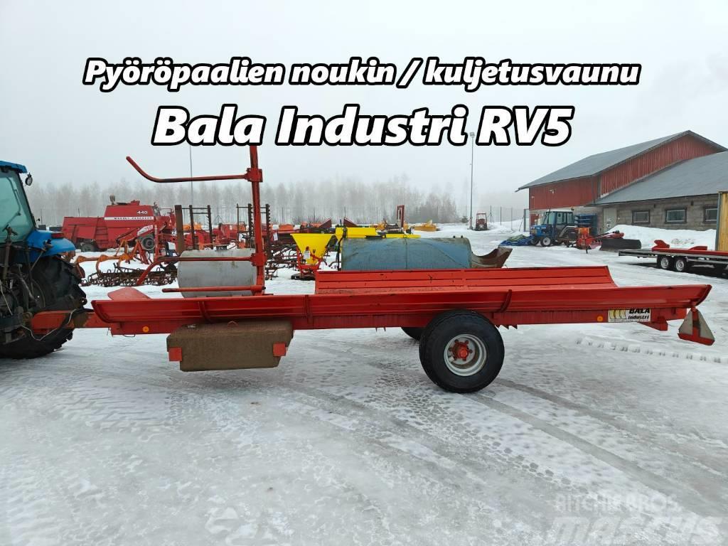Bala Industri RV5 paalivaunu - VIDEO Rimorchi per balle