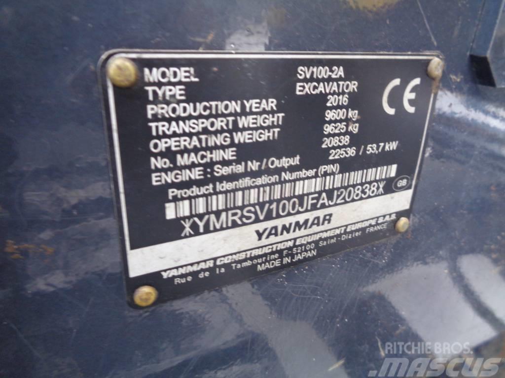 Yanmar SV 100-2 Escavatori medi 7t - 12t
