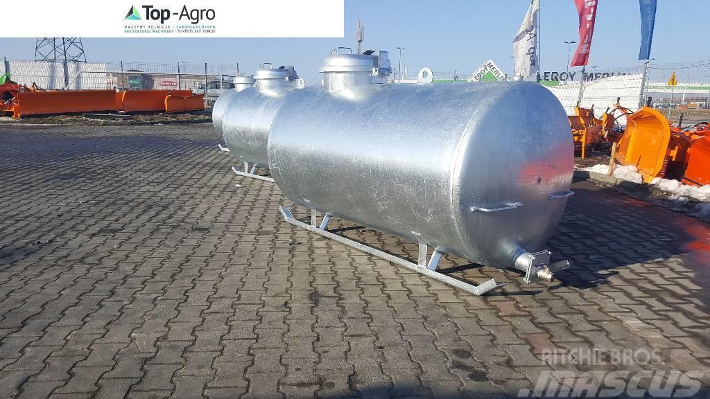 Top-Agro Water tank, 2000L, stationary + metal skids! Altri macchinari per bestiame