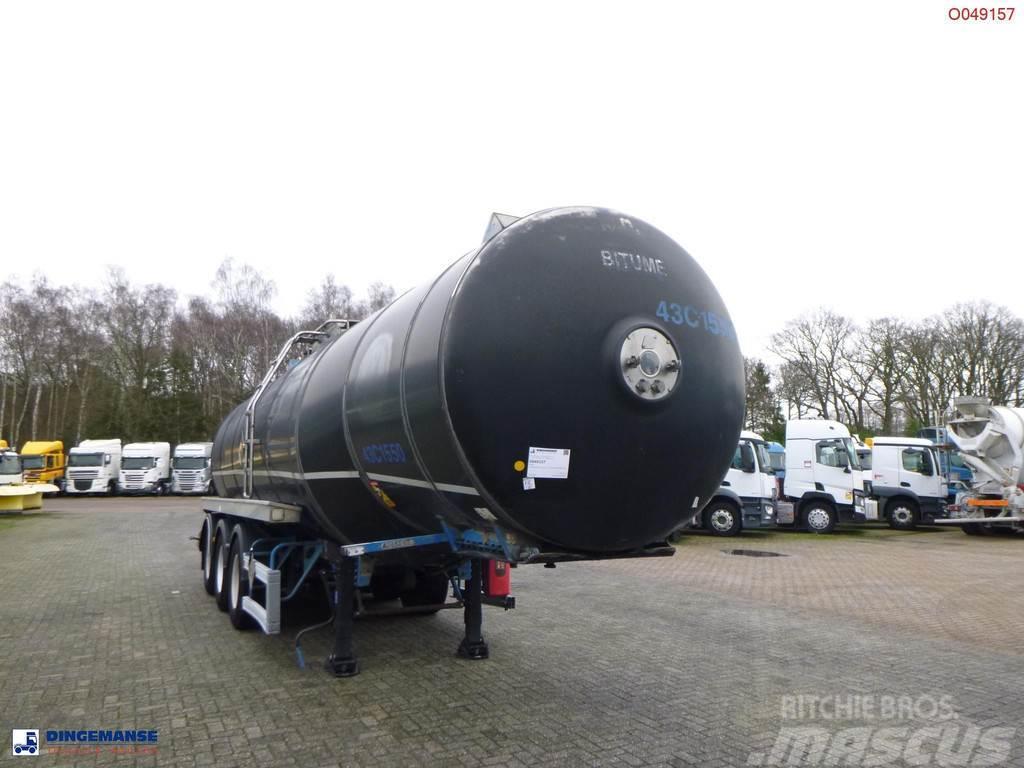 Magyar Bitumen tank inox 30 m3 / 1 comp / ADR 26/04/2024 Semirimorchi cisterna