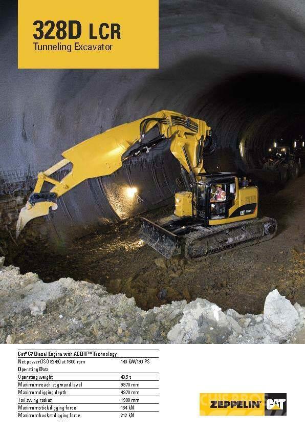 CAT 325 C CR tunnel excavator Escavatori cingolati