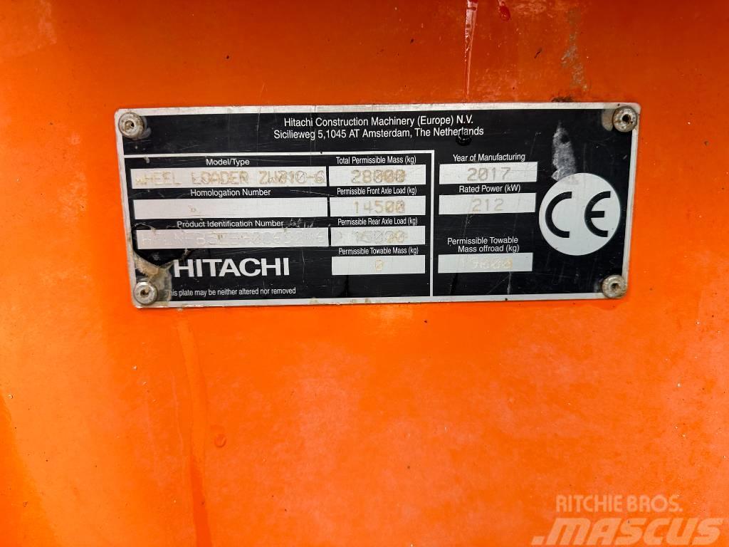 Hitachi ZW  310-6 Wagge Pale gommate