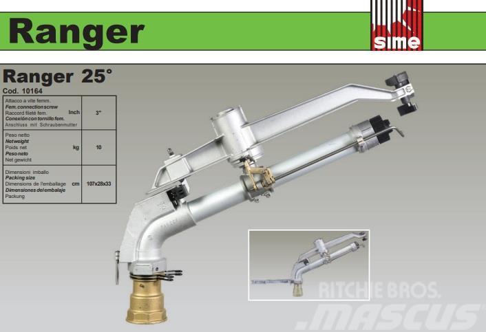  - - -  SIME - Ranger / Reflex / Explorer Sistemi di irrigazione