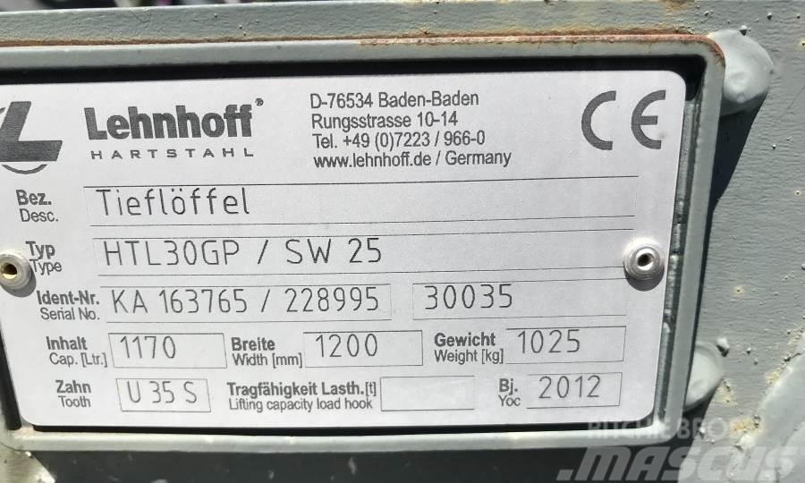 Lehnhoff 120 CM / SW25 - Tieflöffel Retroescavatori
