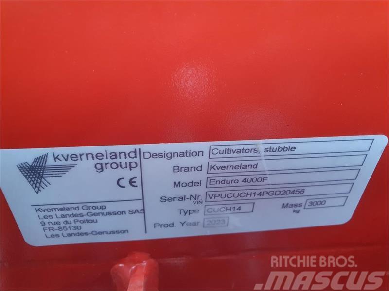 Kverneland Enduro Pro F 4m Foldbar 14 tands. Erpici