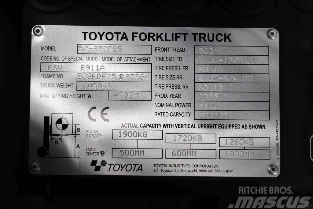 Toyota 52-8FDF25 Carrelli elevatori diesel