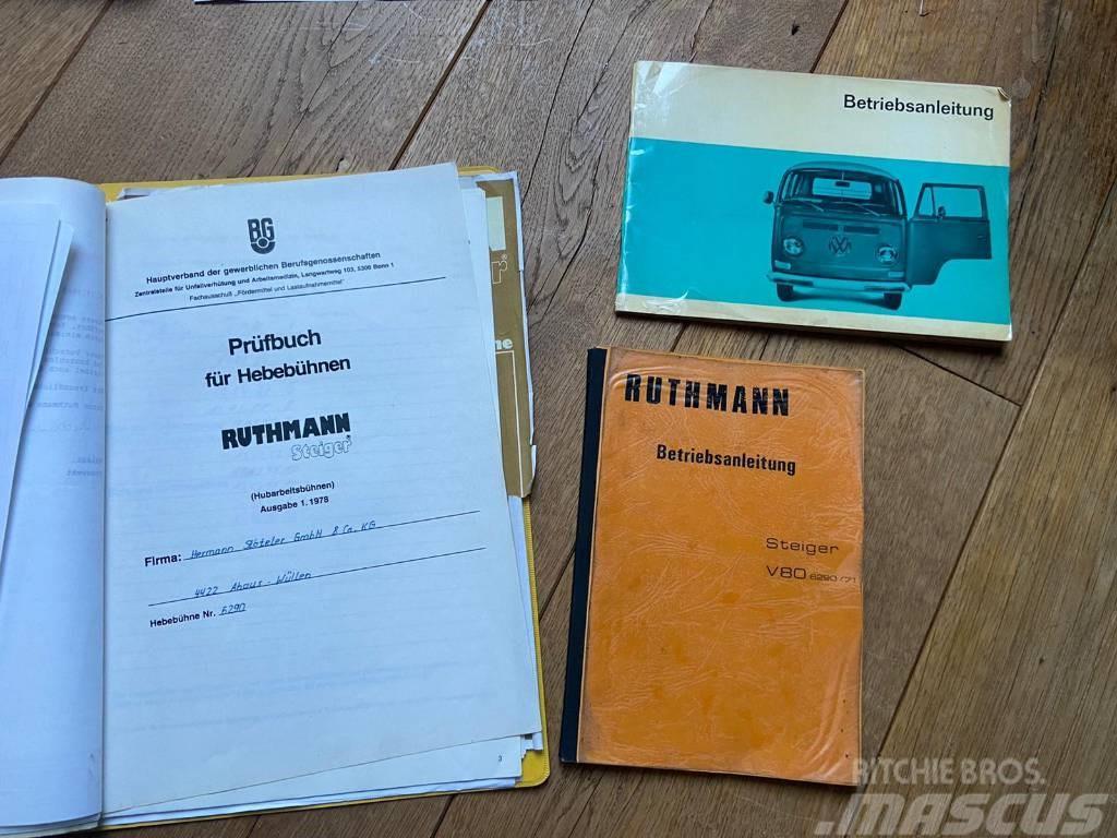 Ruthmann V80 Steiger VW T2 Bulli Arbeitsbühne Cherrypicker Piattaforme autocarrate