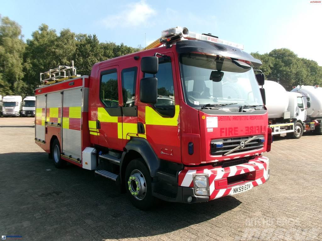Volvo FL280 4X2 RHD crewcab fire engine + pump & waterta Camion Pompieri