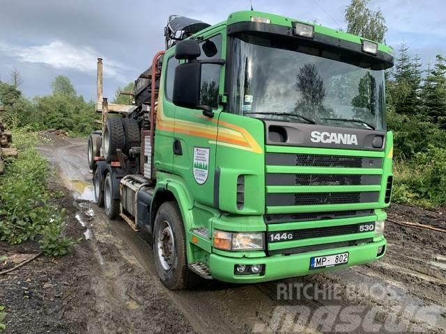 Scania 144-530 Camion trasporto legname