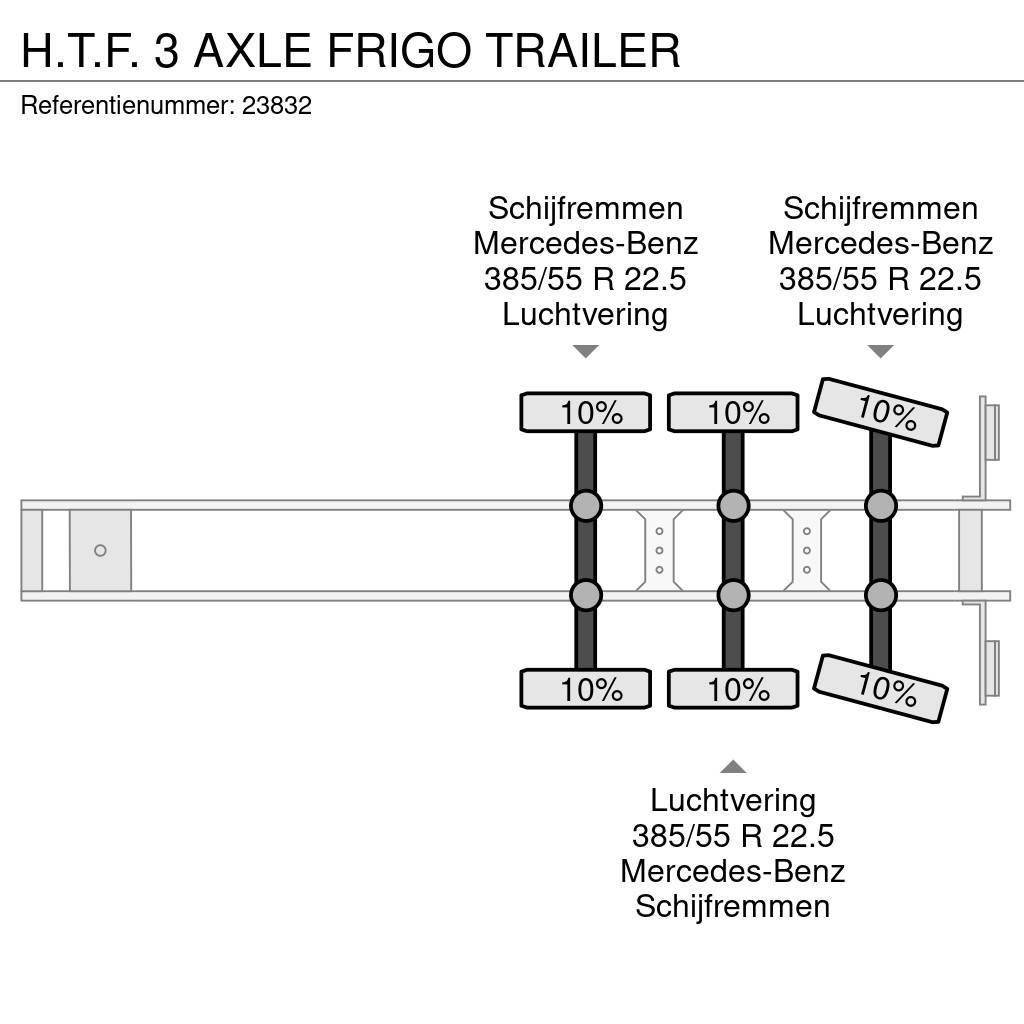  H.T.F. 3 AXLE FRIGO TRAILER Semirimorchi a temperatura controllata