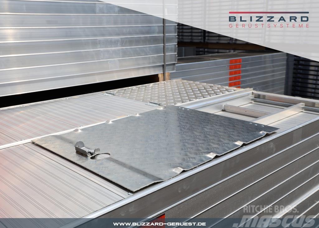 Blizzard S70 245 m² Stahlgerüst neu Vollalubeläge + Durchst Ponteggi e impalcature