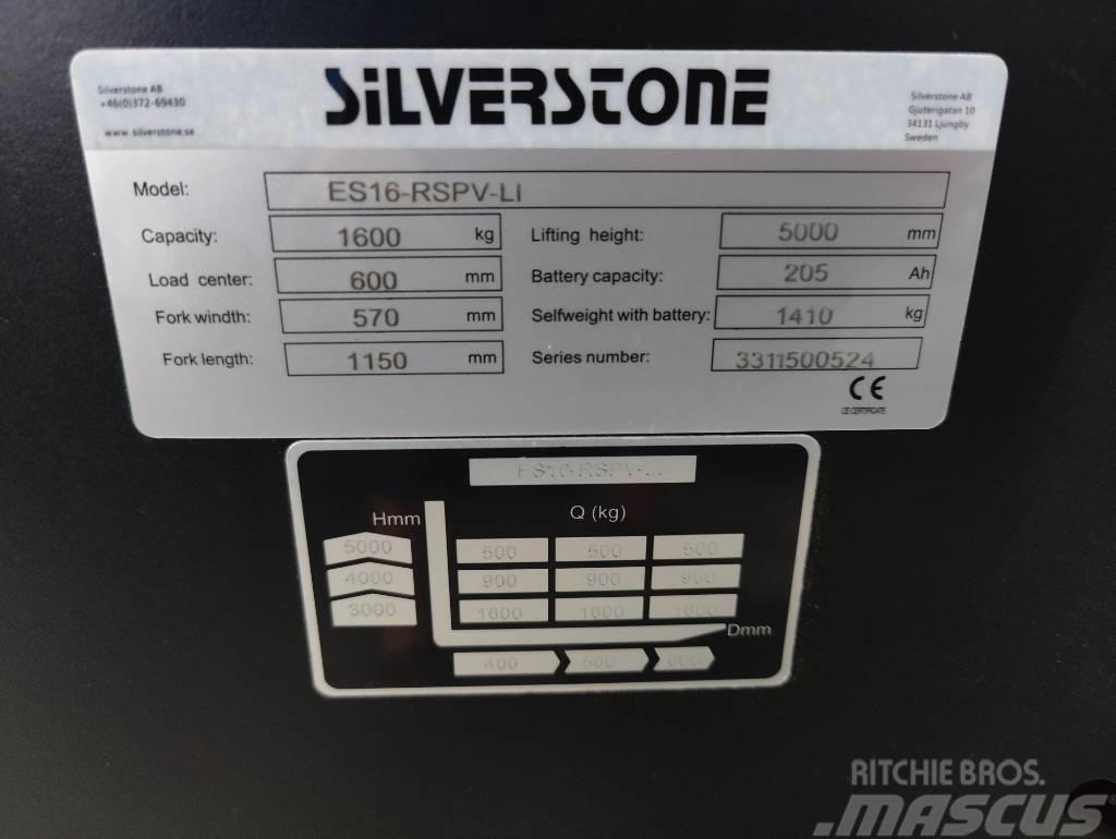 Silverstone ES16-RSPVLI-5000 LI-ION AKULLA, TARJOUS! Carelli stoccatori  automatici-usati