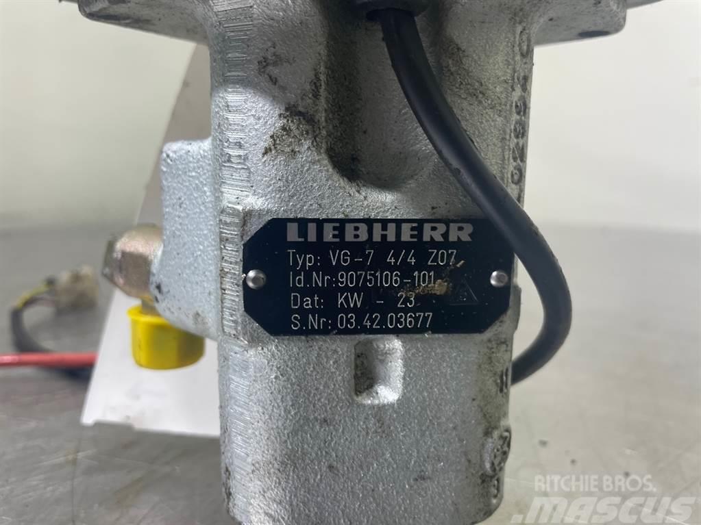 Liebherr A316-9075106/9200621-Servo valve/Servoventil Componenti idrauliche