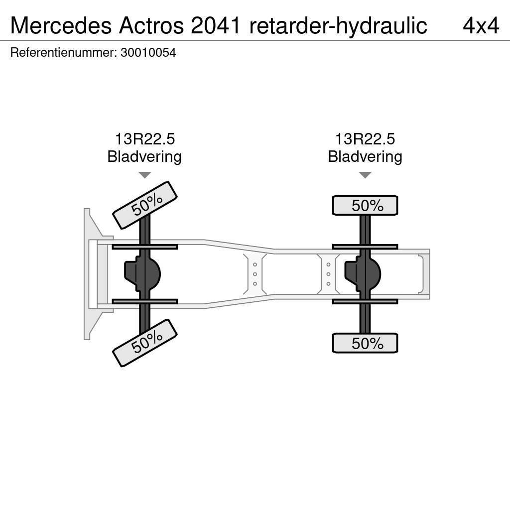 Mercedes-Benz Actros 2041 retarder-hydraulic Motrici e Trattori Stradali