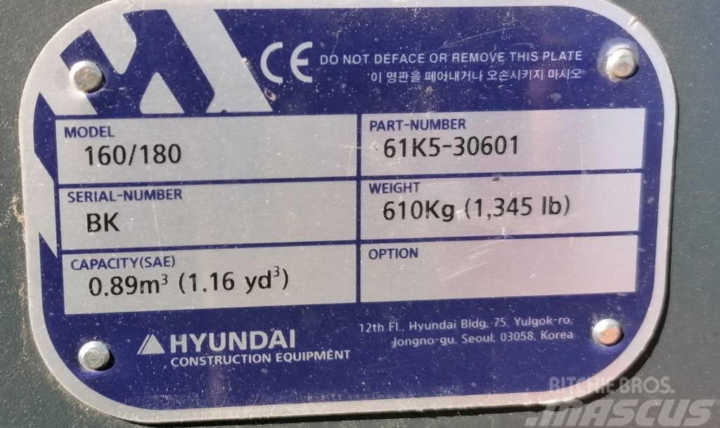 Hyundai 0.89m3_HX180 Benne