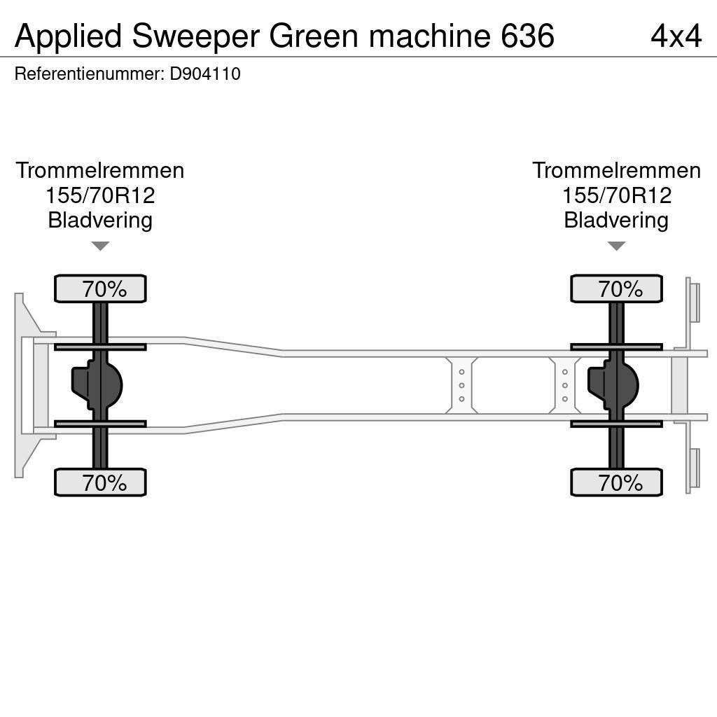 Applied sweeper Green machine 636 Camion autospurgo