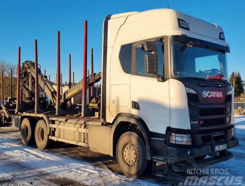 Scania R520 6x4 Camion trasporto legname