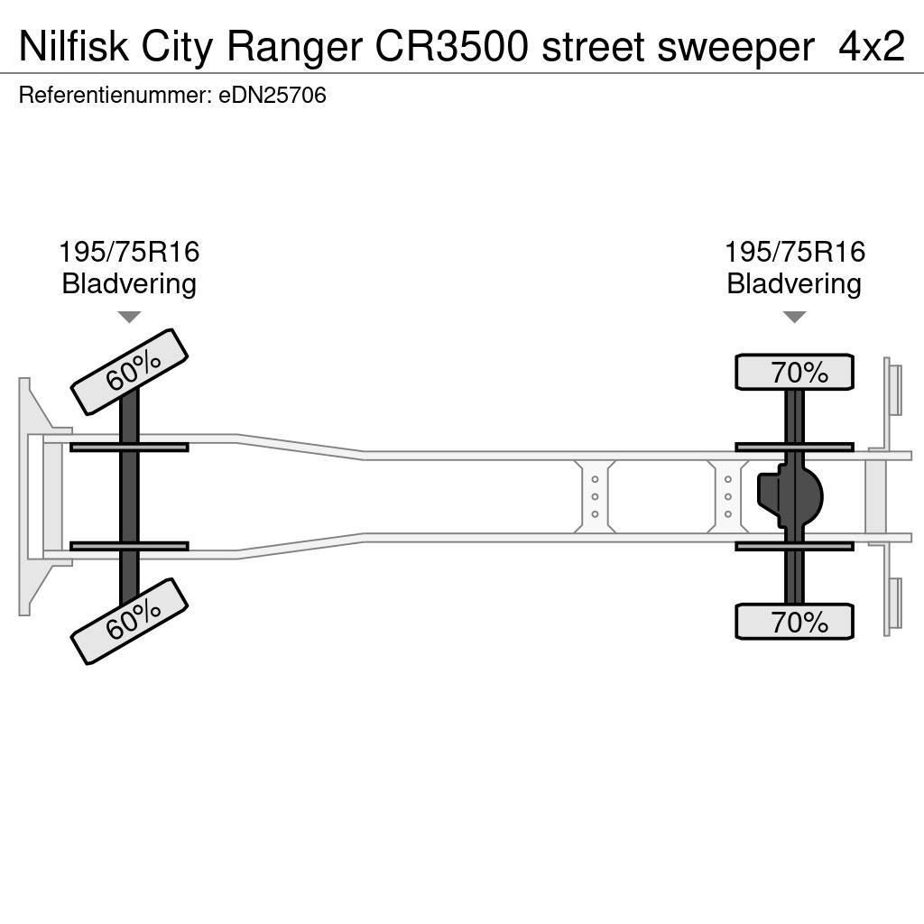 Nilfisk City Ranger CR3500 street sweeper Camion autospurgo