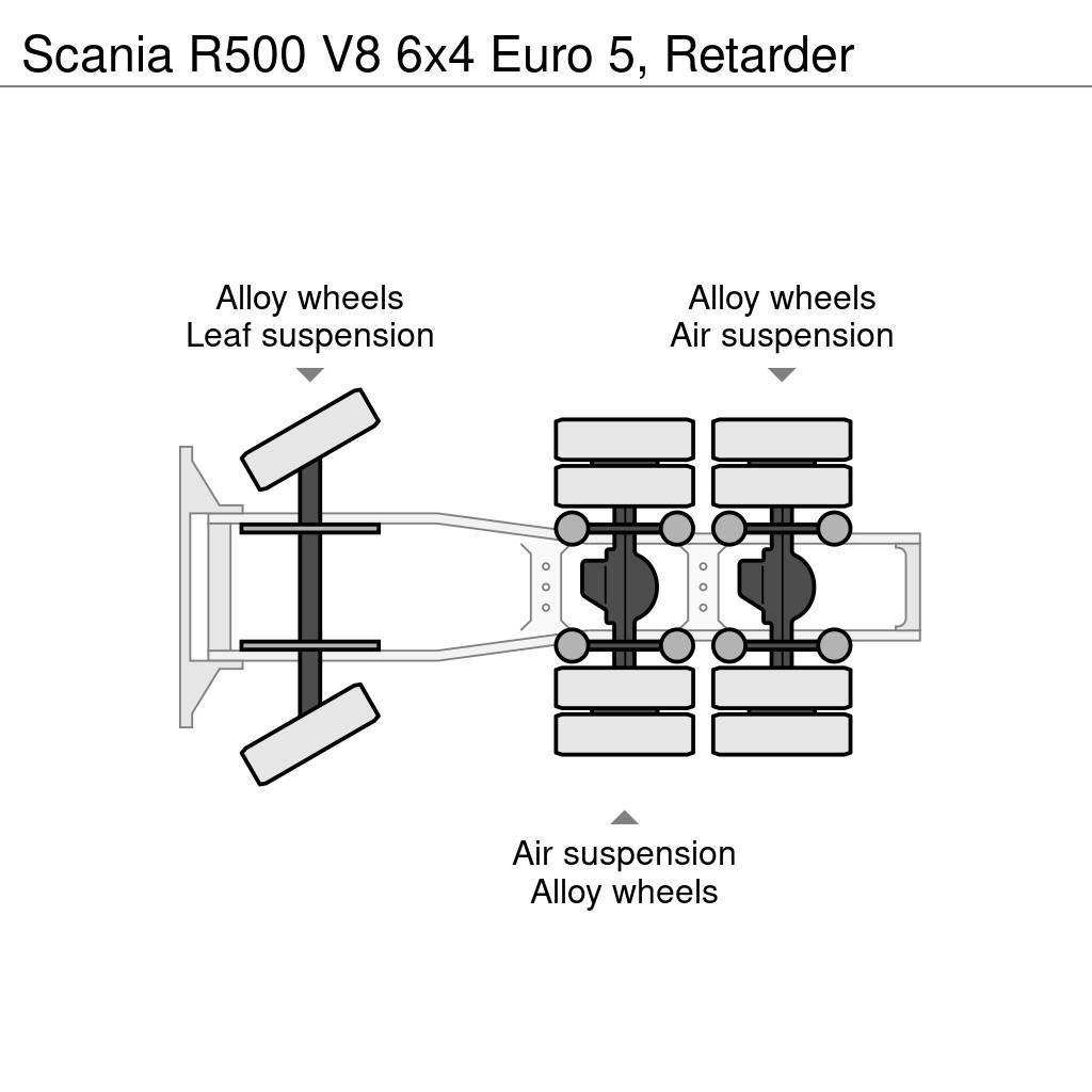 Scania R500 V8 6x4 Euro 5, Retarder Motrici e Trattori Stradali