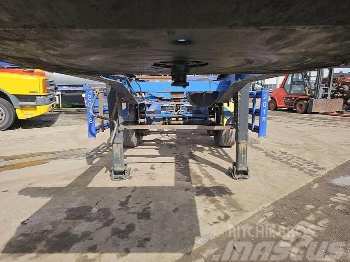 Renders 2 axle | 20 ft| steel suspension | Bpw drum. Semirimorchi portacontainer
