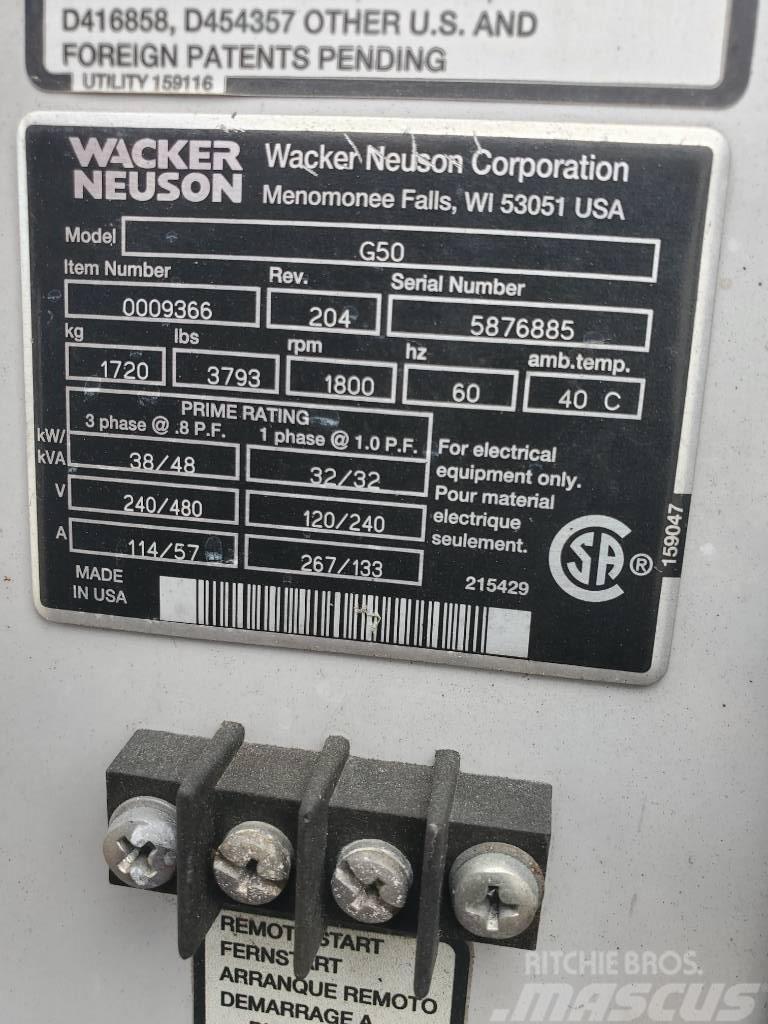 Wacker Neuson G 50 Generatori diesel