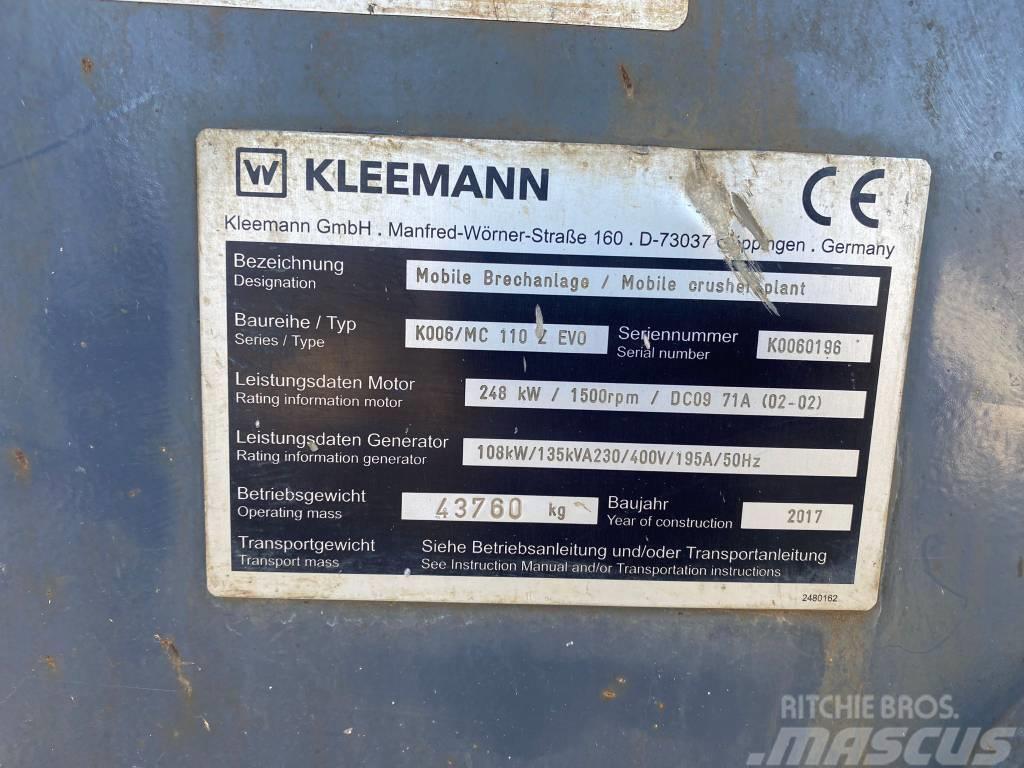 Kleemann MC 110 Z Evo Frantoi mobili