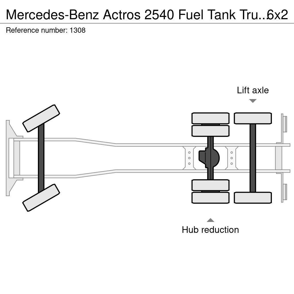 Mercedes-Benz Actros 2540 Fuel Tank Truck 20.700 Liters 6x2 V6 E Cisterna