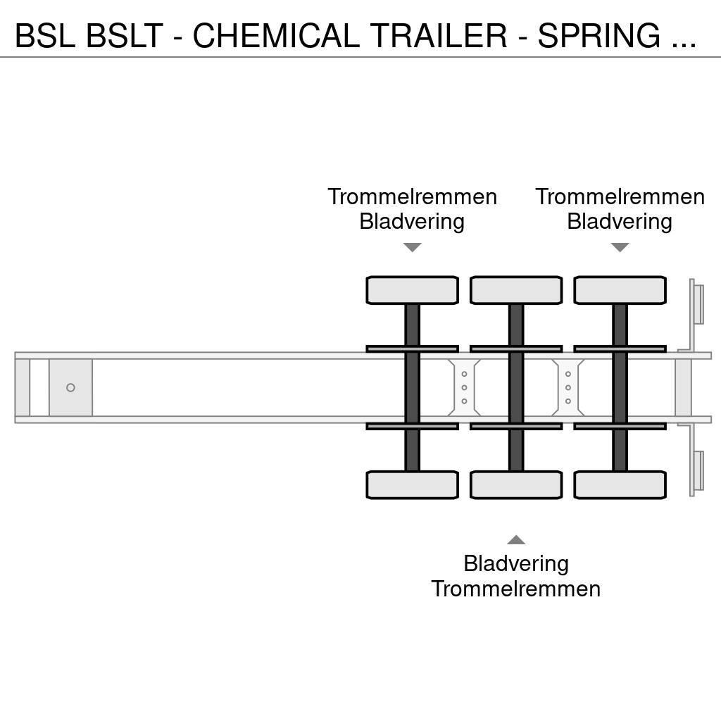BSL T - CHEMICAL TRAILER - SPRING SUSPENSION Semirimorchi cisterna