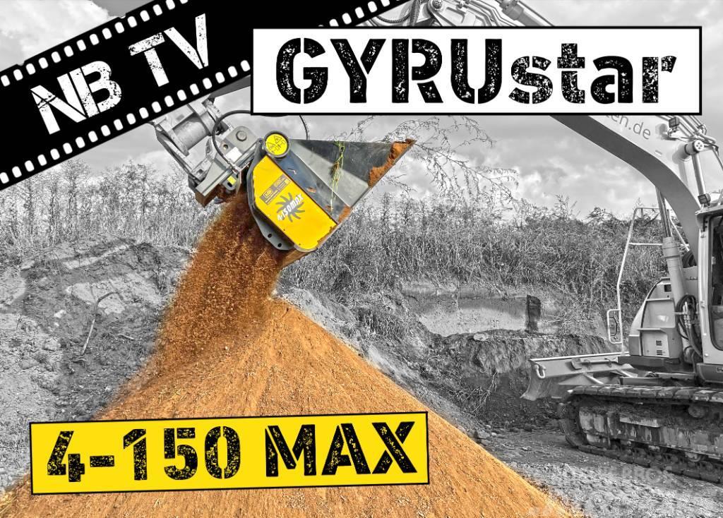 Gyru-Star 4-150MAX (opt. Verachtert CW40, Lehnhoff) Benne vaglianti