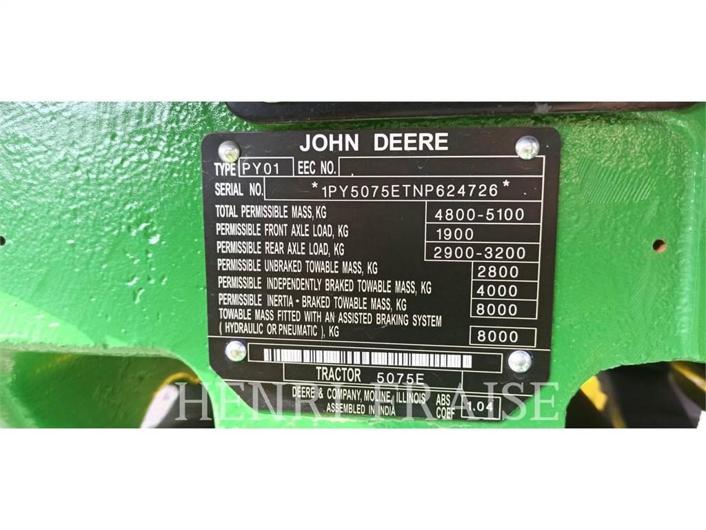 John Deere 5075E Trattori