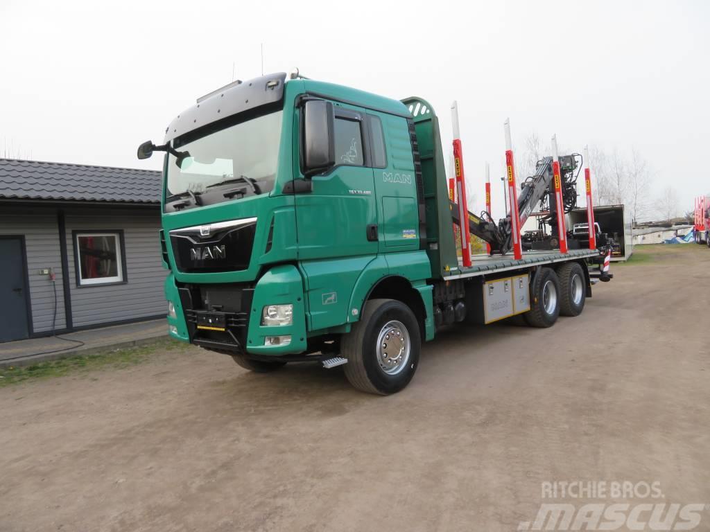 MAN TGX 33.480 Camion trasporto legname