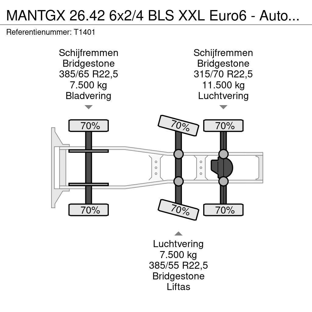 MAN TGX 26.42 6x2/4 BLS XXL Euro6 - Automaat - Standka Motrici e Trattori Stradali