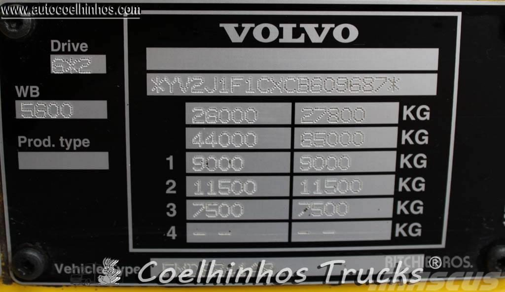 Volvo FM 410 + PK 18002 EH-B Autocarro pianale / argano