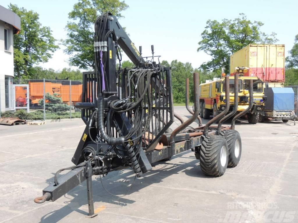  Performa W2/8/B , Wózek przyczepa do traktora z HD Rimorchi trasporto legname