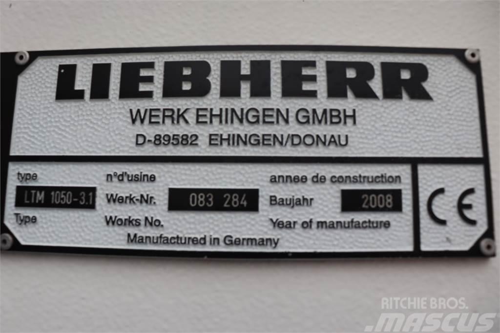 Liebherr LTM1050-3.1 Valid inspection till 03-2023, *Guaran Gru per tutti i terreni