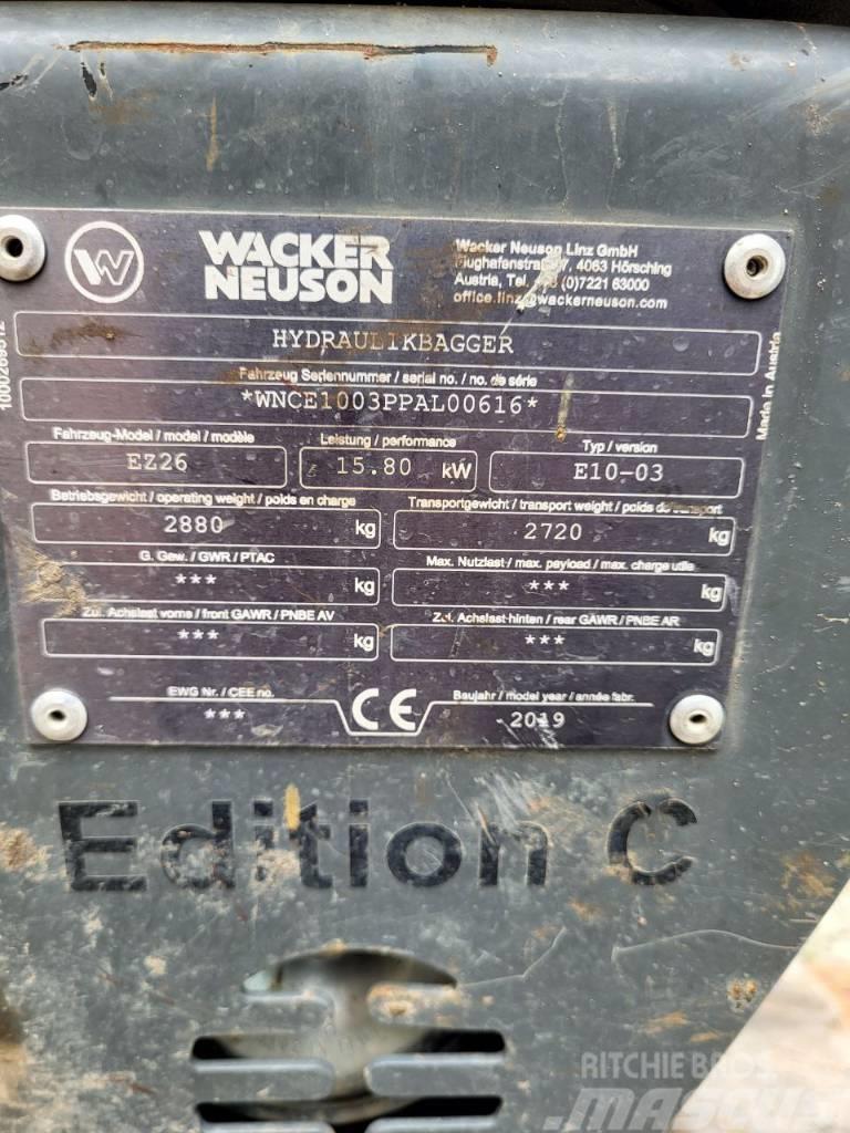 Wacker Neuson EZ 26 Miniescavatori