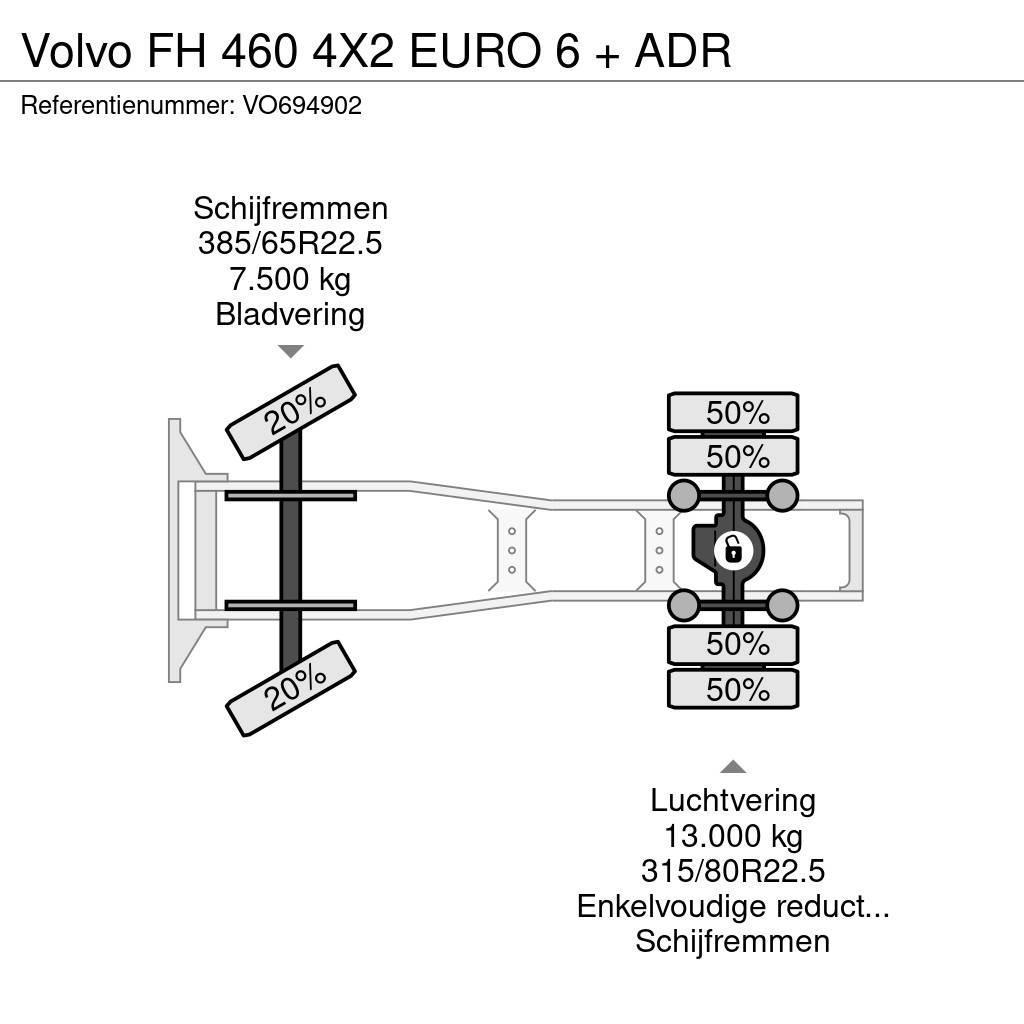 Volvo FH 460 4X2 EURO 6 + ADR Motrici e Trattori Stradali