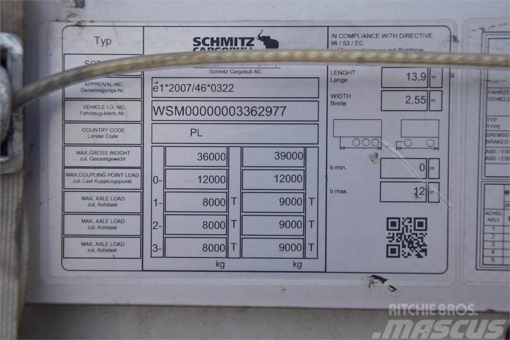 Schmitz Cargobull SCS24 Standart Curtainsider Varios, ARM, ALU, LR Rimorchi centinati