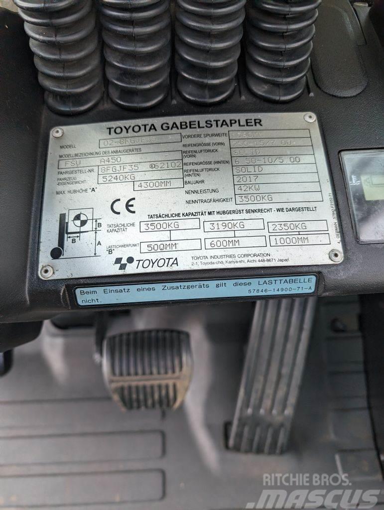 Toyota 8FGJF35 // Triplex // containerfähig Carrelli elevatori GPL