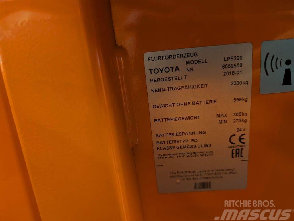 Toyota LPE 220 // Batterie 2020 // 3810 Std. // Initialhu Commissionatore basso livello