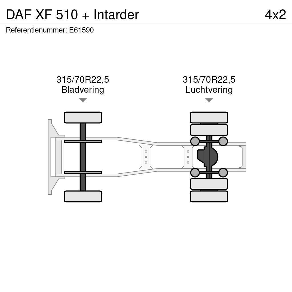 DAF XF 510 + Intarder Motrici e Trattori Stradali