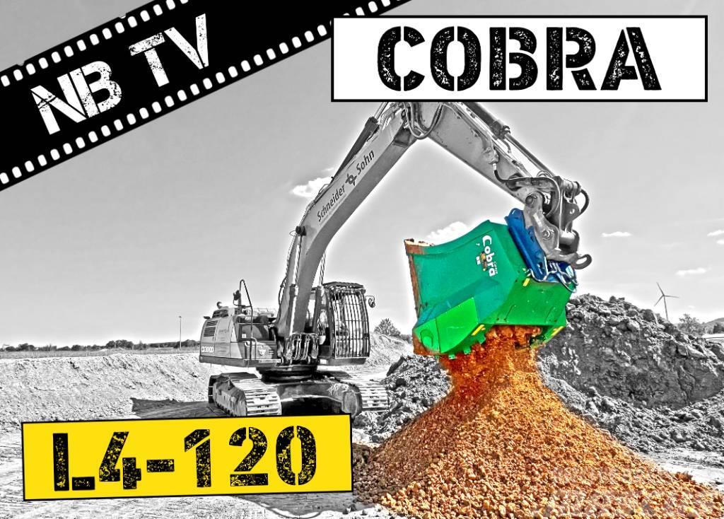 Cobra Siebschaufel L4-120 | Schaufelseparator Bagger Benne vaglianti