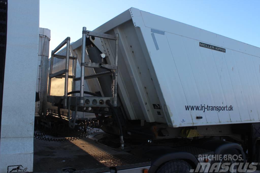 Meiller 4 akslet tip trailer med plast Semirimorchi a cassone ribaltabile