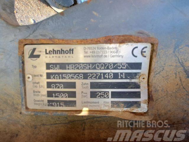 Lehnhoff Uni-Schwenktieflöffel f. OQ70/55 Retroescavatori