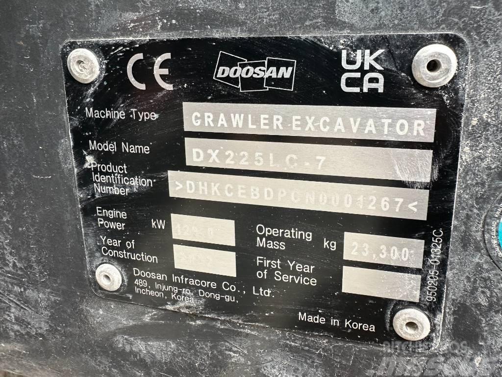 Doosan DX 225 LC-7 TOPCON OQ70/55 Escavatori cingolati