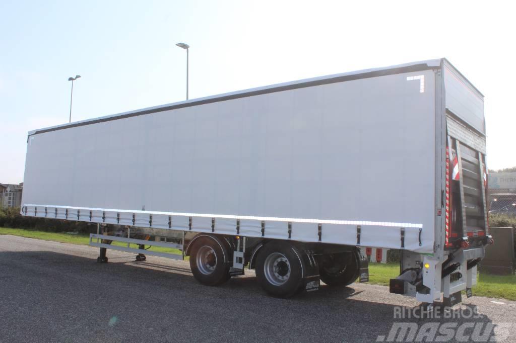 AMT 2 akslet city trailer med lift og TRIDEC- CI200 Semirimorchi tautliner