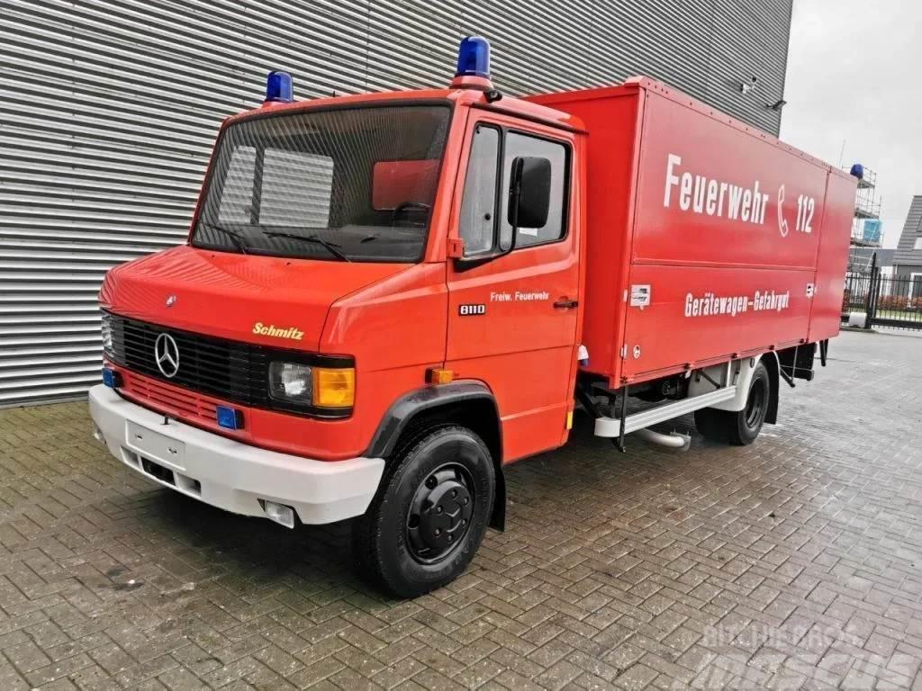 Mercedes-Benz 811 D 4x2 Feuerwehr 10.000 KM! Camion Pompieri